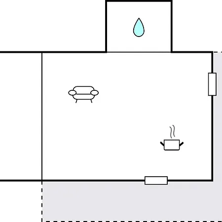 In With Kitchenette Διαμέρισμα